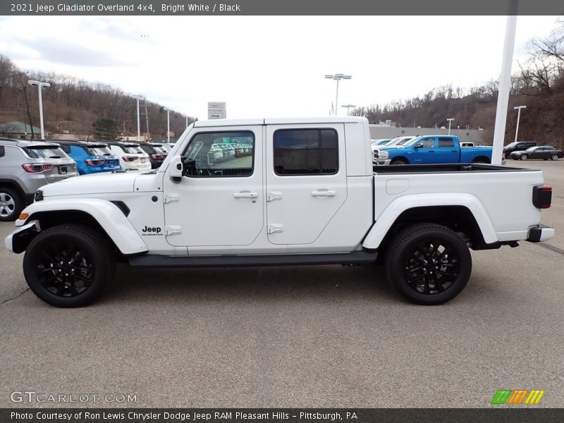 Bright White / Black 2021 Jeep Gladiator Overland 4x4