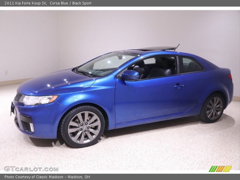 Corsa Blue / Black Sport 2011 Kia Forte Koup SX