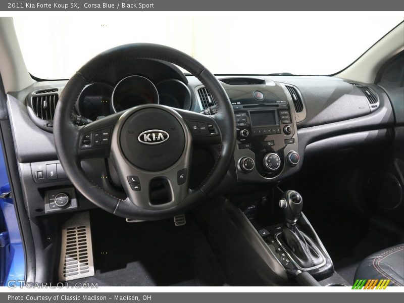 Corsa Blue / Black Sport 2011 Kia Forte Koup SX