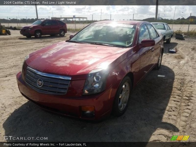 Red Line / Light Neutral 2004 Cadillac CTS Sedan