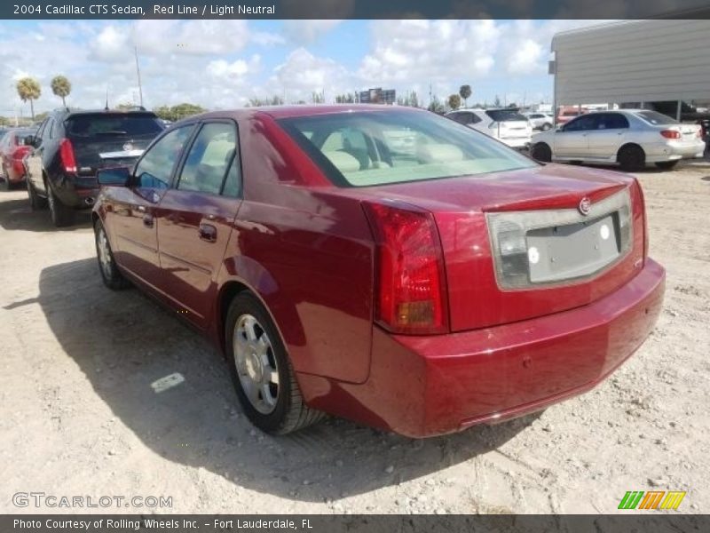 Red Line / Light Neutral 2004 Cadillac CTS Sedan