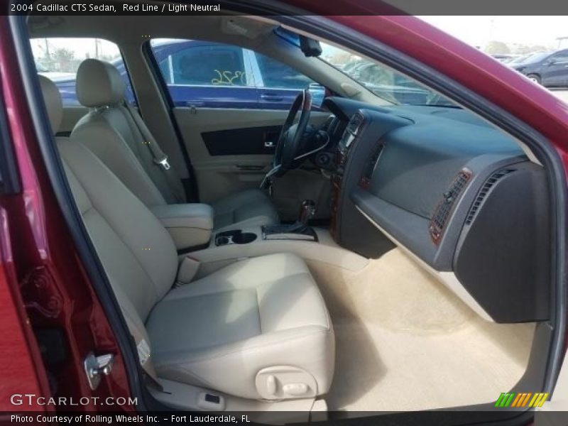 Red Line / Light Neutral 2004 Cadillac CTS Sedan