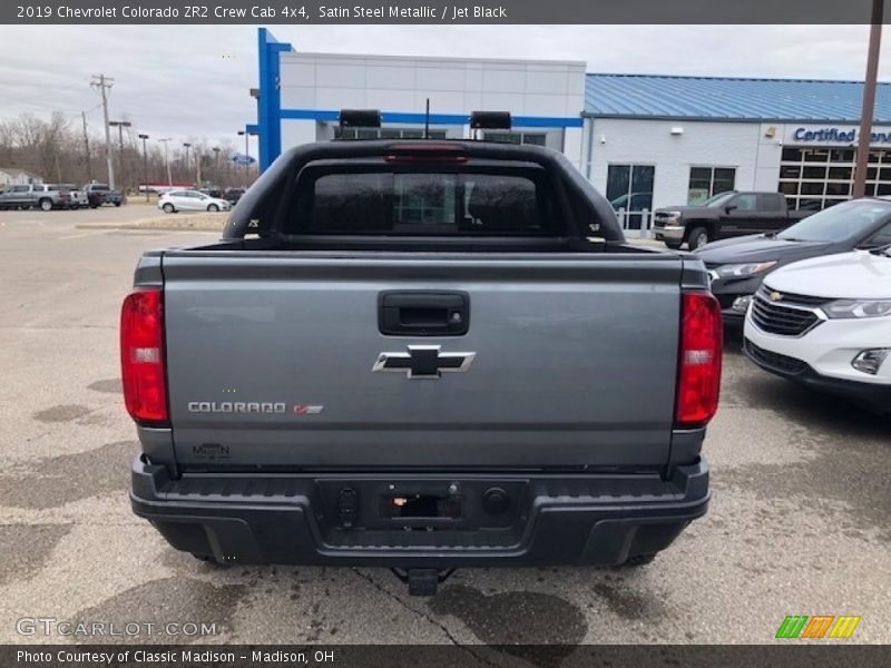 Satin Steel Metallic / Jet Black 2019 Chevrolet Colorado ZR2 Crew Cab 4x4