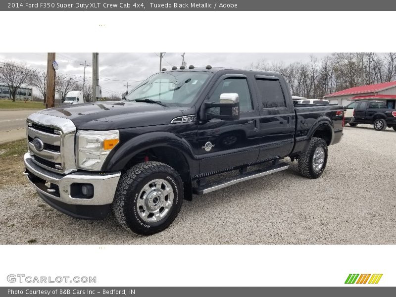 Tuxedo Black Metallic / Adobe 2014 Ford F350 Super Duty XLT Crew Cab 4x4