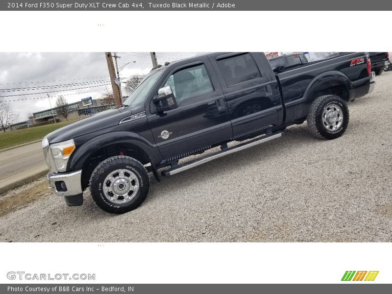 Tuxedo Black Metallic / Adobe 2014 Ford F350 Super Duty XLT Crew Cab 4x4