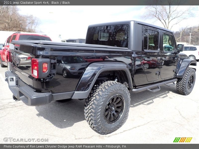 Black / Black 2021 Jeep Gladiator Sport 4x4