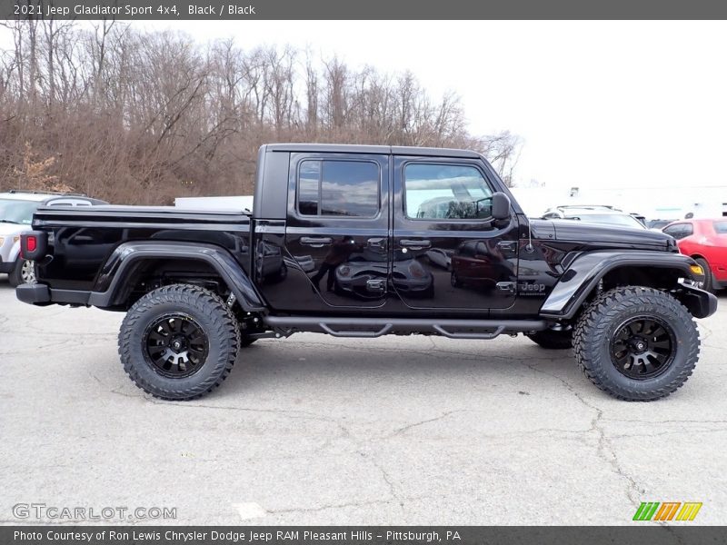 Black / Black 2021 Jeep Gladiator Sport 4x4