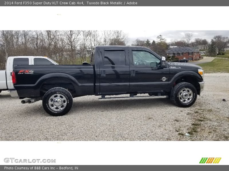 Tuxedo Black Metallic / Adobe 2014 Ford F350 Super Duty XLT Crew Cab 4x4