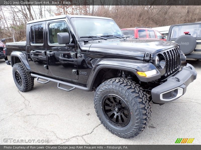 Black / Black 2021 Jeep Gladiator Sport 4x4