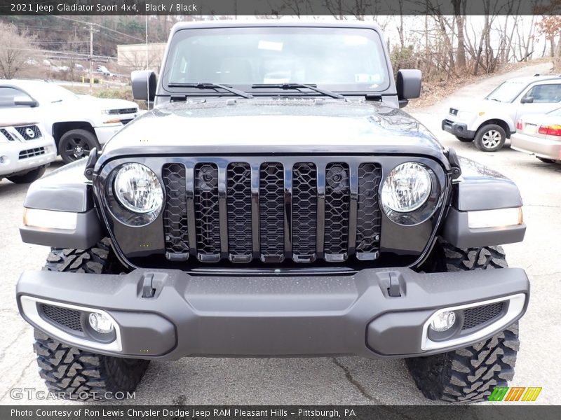 Black / Black 2021 Jeep Gladiator Sport 4x4