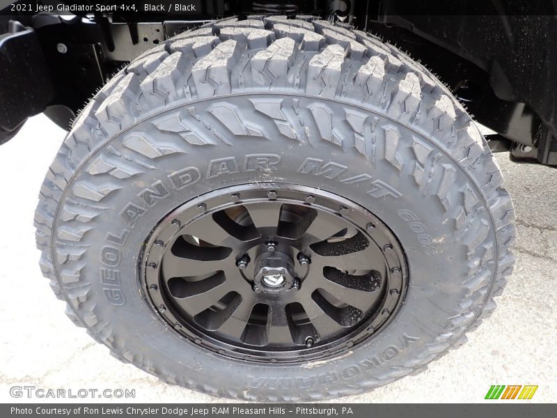 Black / Black 2021 Jeep Gladiator Sport 4x4