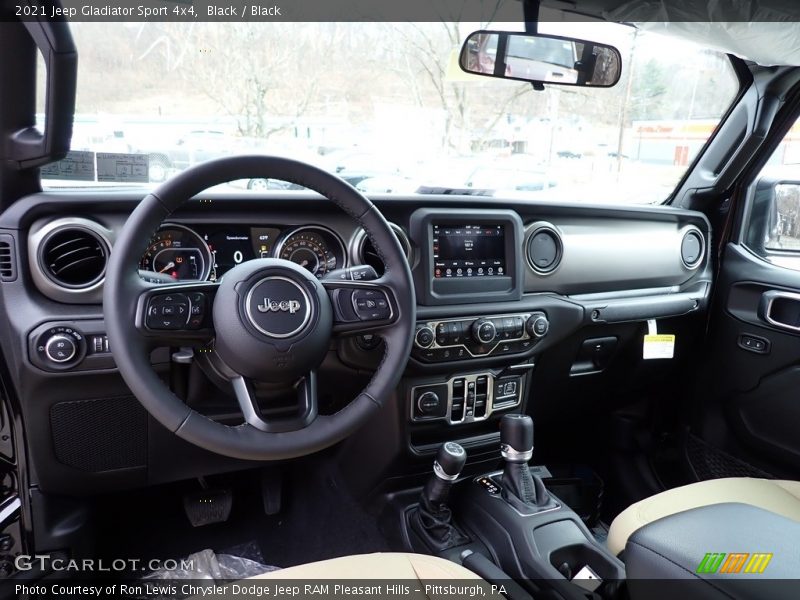 Black / Black 2021 Jeep Gladiator Sport 4x4