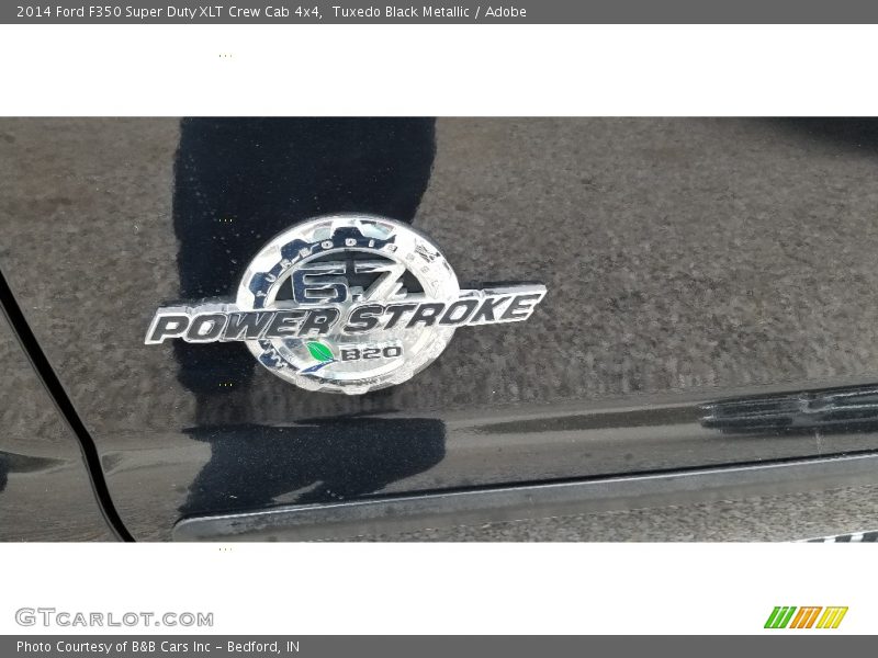Tuxedo Black Metallic / Adobe 2014 Ford F350 Super Duty XLT Crew Cab 4x4