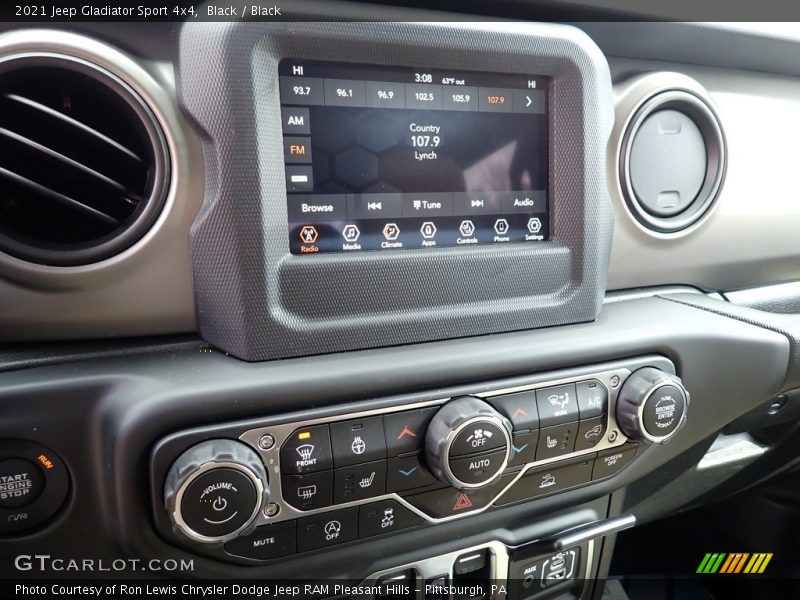 Black / Black 2021 Jeep Gladiator Sport 4x4