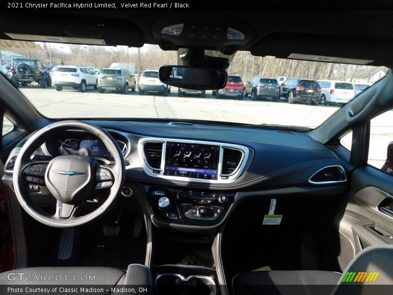 Velvet Red Pearl / Black 2021 Chrysler Pacifica Hybrid Limited