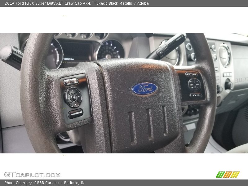 Tuxedo Black Metallic / Adobe 2014 Ford F350 Super Duty XLT Crew Cab 4x4