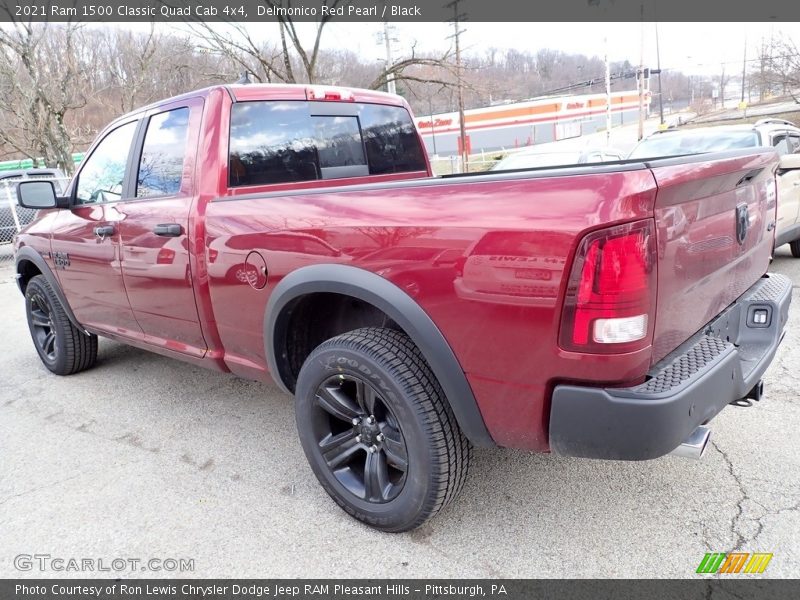 Delmonico Red Pearl / Black 2021 Ram 1500 Classic Quad Cab 4x4