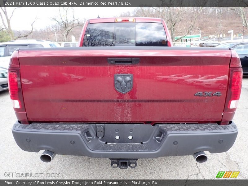 Delmonico Red Pearl / Black 2021 Ram 1500 Classic Quad Cab 4x4