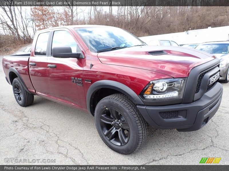 Delmonico Red Pearl / Black 2021 Ram 1500 Classic Quad Cab 4x4