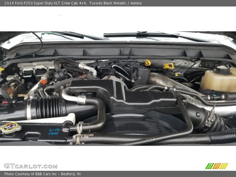Tuxedo Black Metallic / Adobe 2014 Ford F350 Super Duty XLT Crew Cab 4x4