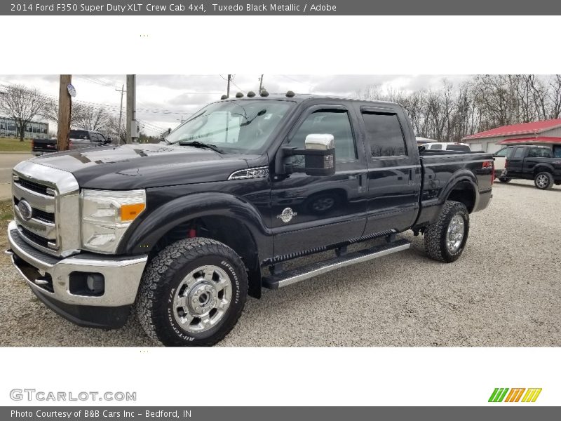 Tuxedo Black Metallic / Adobe 2014 Ford F350 Super Duty XLT Crew Cab 4x4