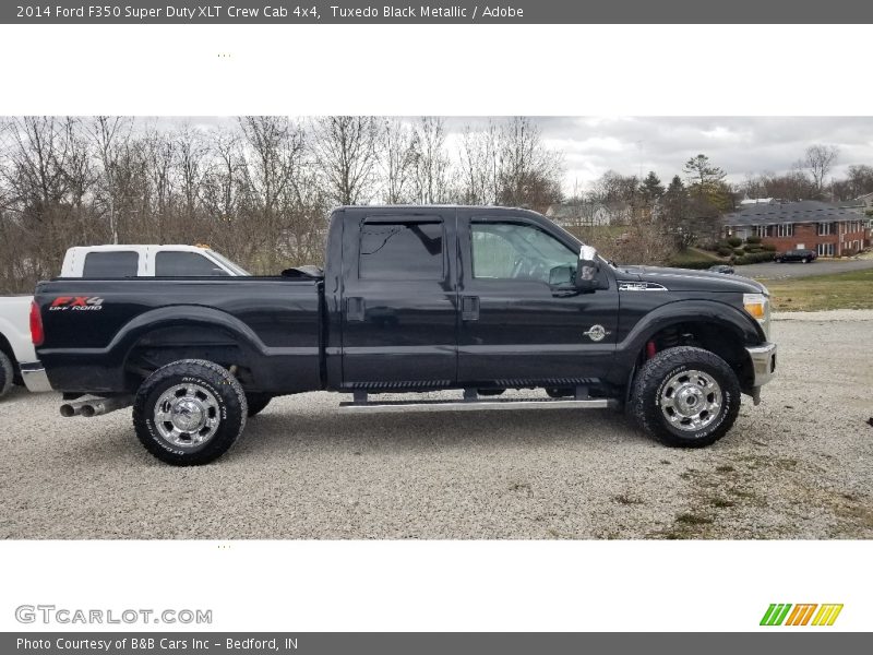 Tuxedo Black Metallic / Adobe 2014 Ford F350 Super Duty XLT Crew Cab 4x4