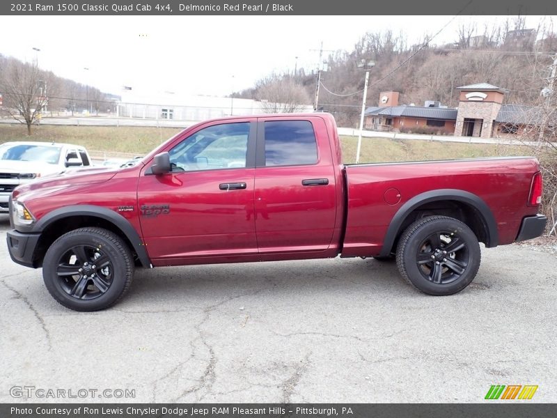 Delmonico Red Pearl / Black 2021 Ram 1500 Classic Quad Cab 4x4