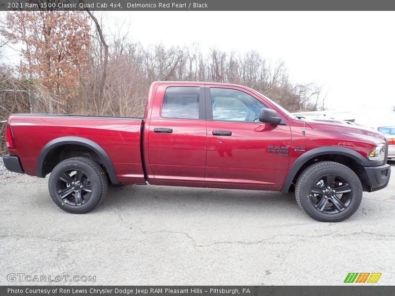 Delmonico Red Pearl / Black 2021 Ram 1500 Classic Quad Cab 4x4