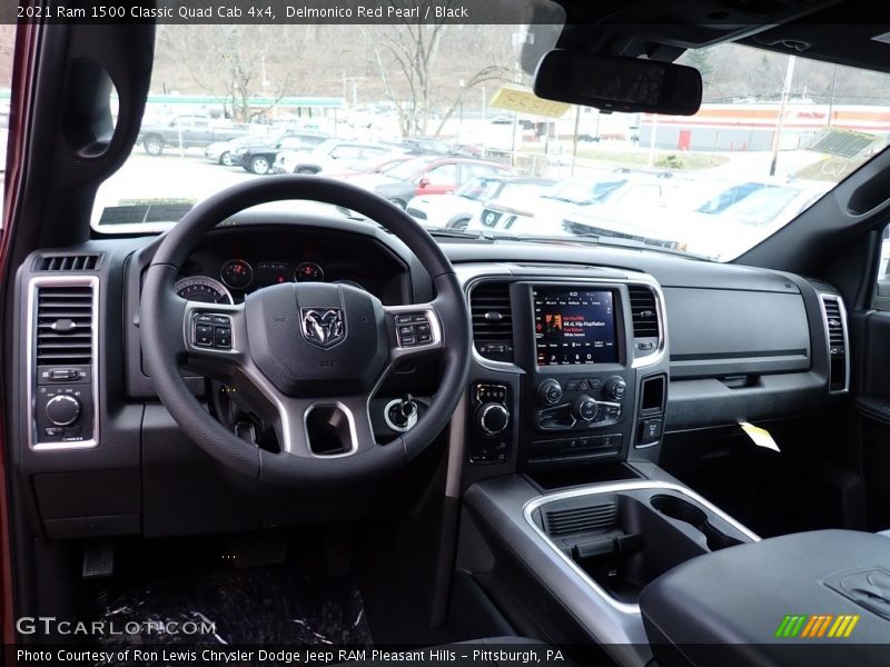 Delmonico Red Pearl / Black 2021 Ram 1500 Classic Quad Cab 4x4