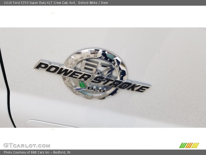 Oxford White / Steel 2016 Ford F250 Super Duty XLT Crew Cab 4x4
