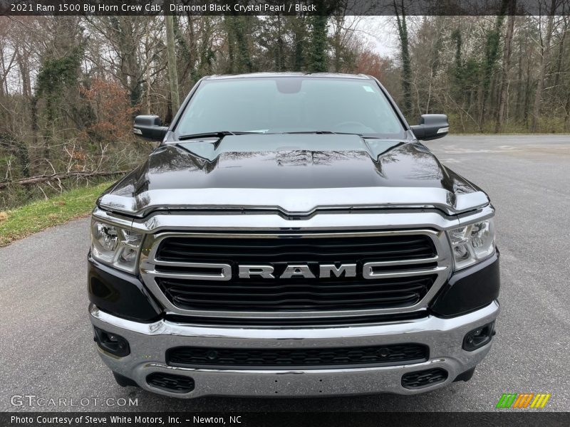 Diamond Black Crystal Pearl / Black 2021 Ram 1500 Big Horn Crew Cab