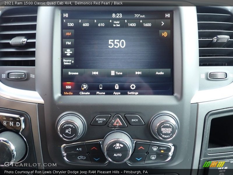 Delmonico Red Pearl / Black 2021 Ram 1500 Classic Quad Cab 4x4