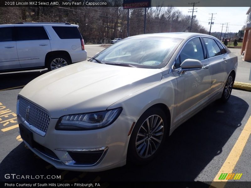 Ivory Pearl / Cappuccino 2018 Lincoln MKZ Select AWD