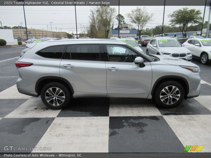 Celestial Silver Metallic / Harvest Beige 2020 Toyota Highlander XLE