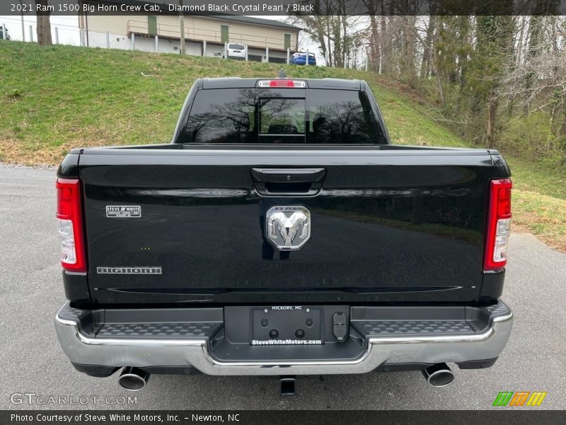 Diamond Black Crystal Pearl / Black 2021 Ram 1500 Big Horn Crew Cab