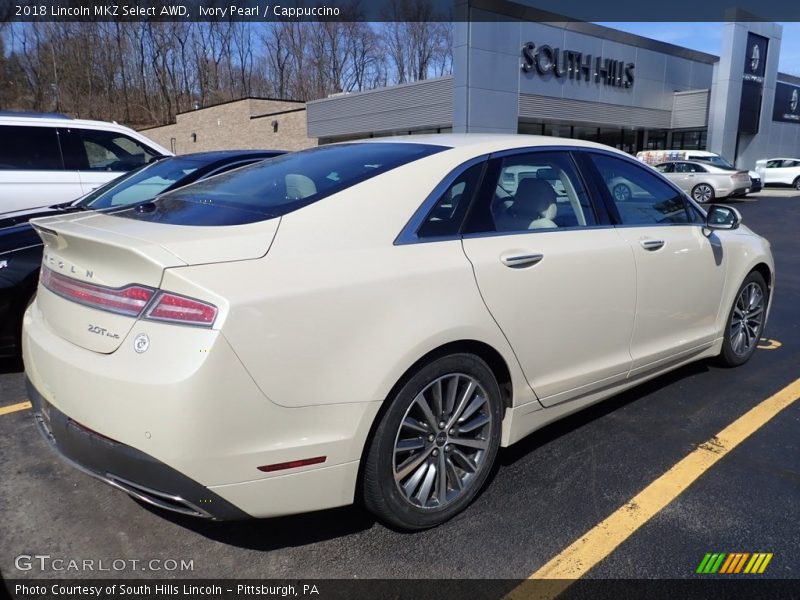 Ivory Pearl / Cappuccino 2018 Lincoln MKZ Select AWD