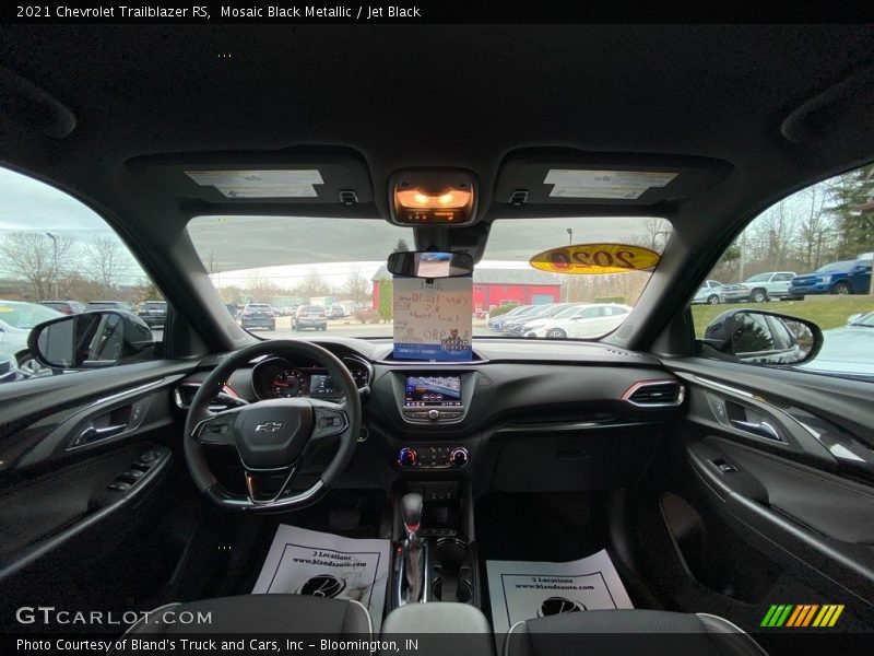 Mosaic Black Metallic / Jet Black 2021 Chevrolet TrailBlazer RS