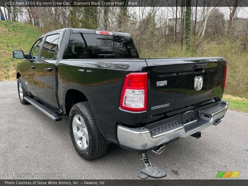Diamond Black Crystal Pearl / Black 2021 Ram 1500 Big Horn Crew Cab