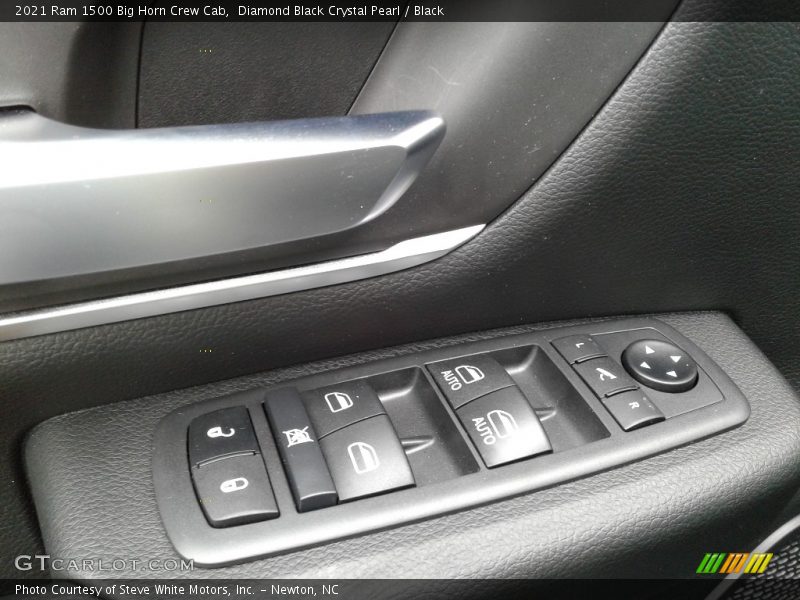 Diamond Black Crystal Pearl / Black 2021 Ram 1500 Big Horn Crew Cab
