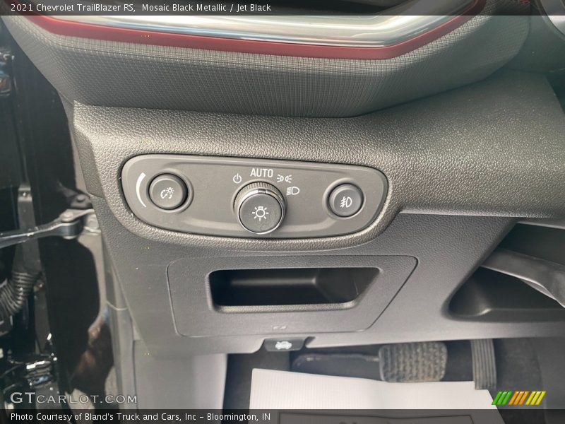 Controls of 2021 TrailBlazer RS