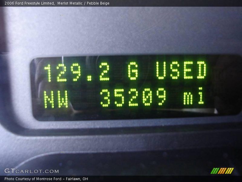 Merlot Metallic / Pebble Beige 2006 Ford Freestyle Limited
