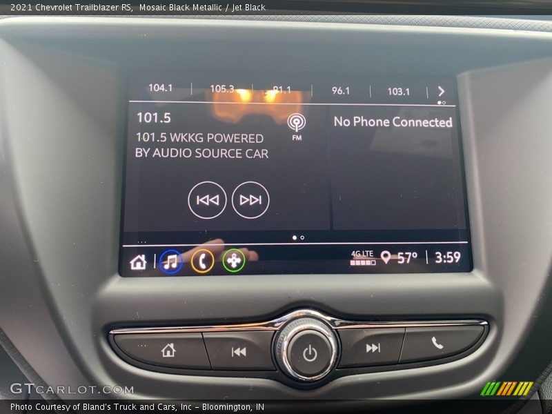 Mosaic Black Metallic / Jet Black 2021 Chevrolet TrailBlazer RS