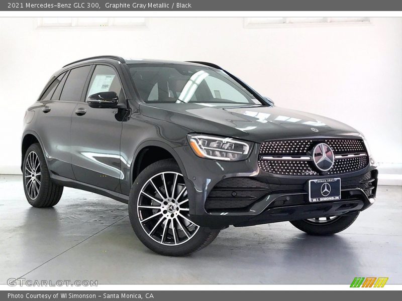 Graphite Gray Metallic / Black 2021 Mercedes-Benz GLC 300