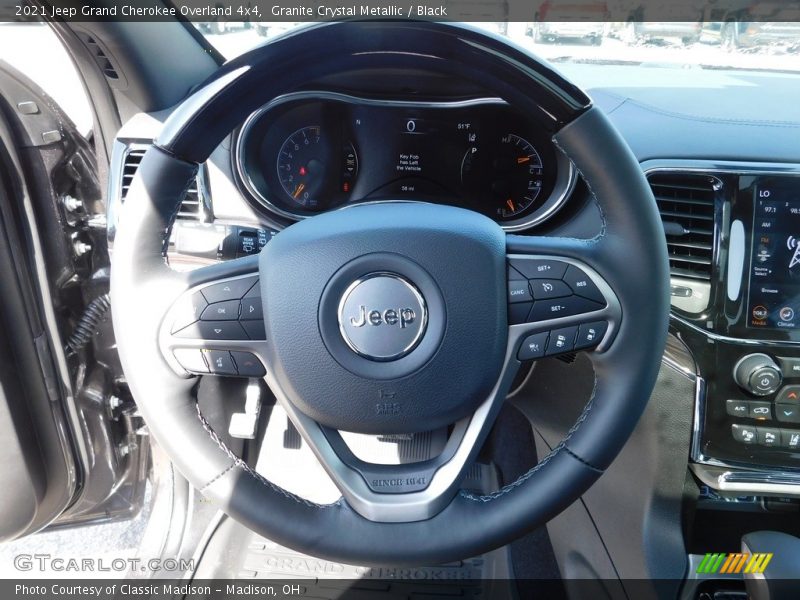 Granite Crystal Metallic / Black 2021 Jeep Grand Cherokee Overland 4x4