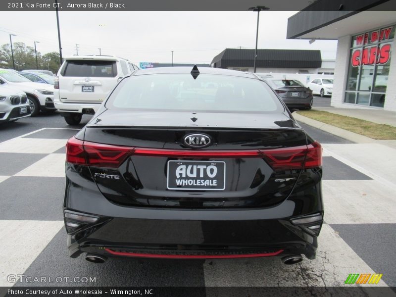Aurora Black / Black 2021 Kia Forte GT