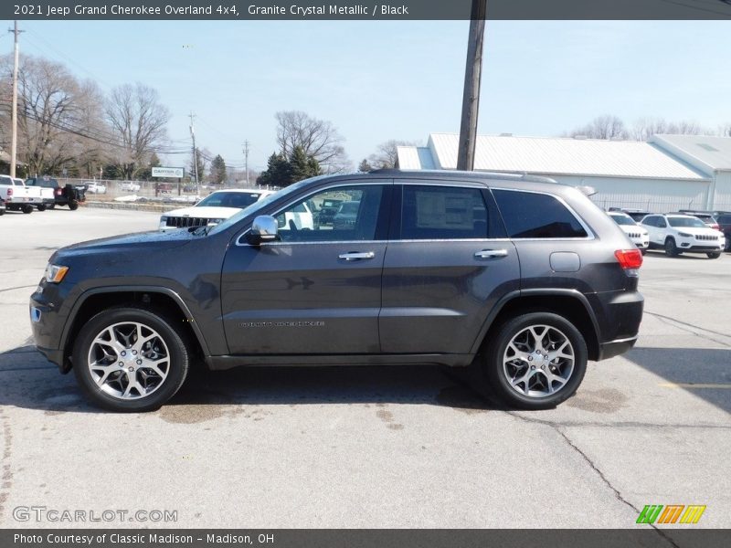 Granite Crystal Metallic / Black 2021 Jeep Grand Cherokee Overland 4x4