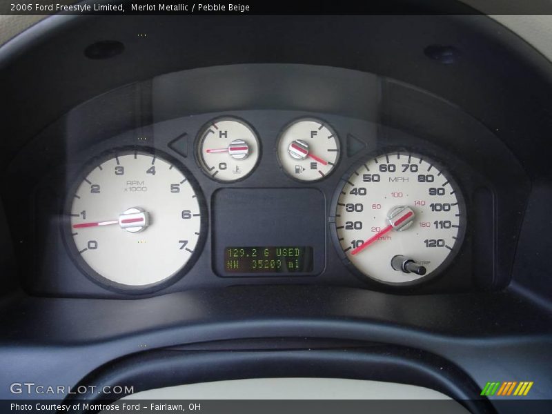 Merlot Metallic / Pebble Beige 2006 Ford Freestyle Limited