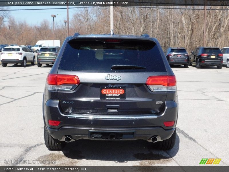 Granite Crystal Metallic / Black 2021 Jeep Grand Cherokee Overland 4x4