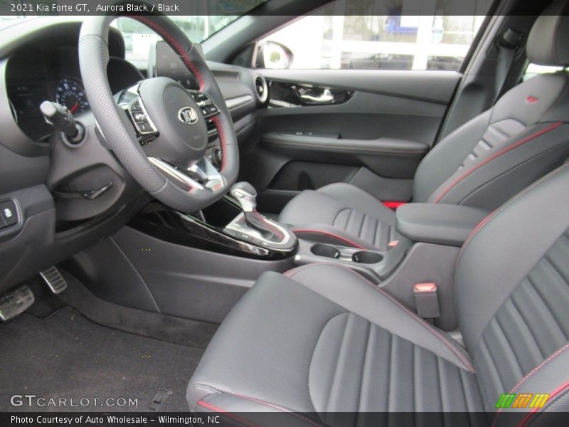 Aurora Black / Black 2021 Kia Forte GT