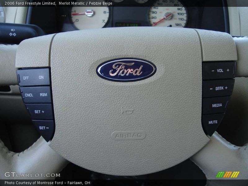Merlot Metallic / Pebble Beige 2006 Ford Freestyle Limited